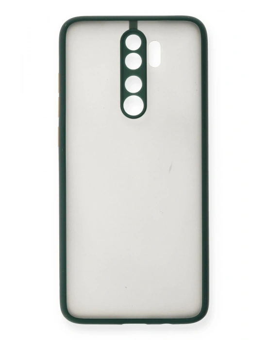 Newface Xiaomi Redmi Note 8 Pro Kılıf Montreal Silikon Kapak - Yeşil