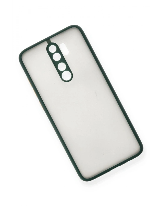 Newface Xiaomi Redmi Note 8 Pro Kılıf Montreal Silikon Kapak - Yeşil