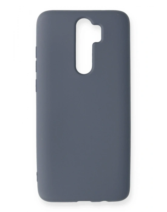 Newface Xiaomi Redmi Note 8 Pro Kılıf Nano içi Kadife Silikon - Gri