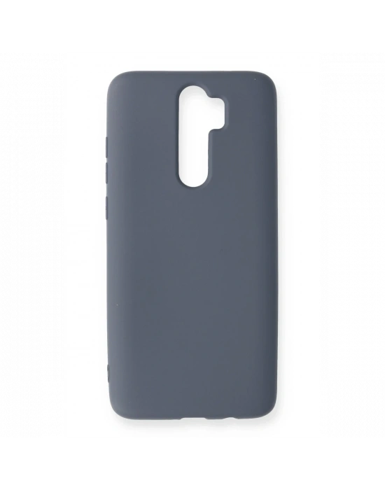 Newface Xiaomi Redmi Note 8 Pro Kılıf Nano içi Kadife Silikon - Gri