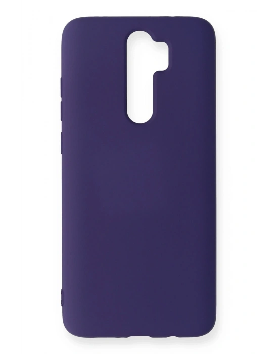 Newface Xiaomi Redmi Note 8 Pro Kılıf Nano içi Kadife Silikon - Mor