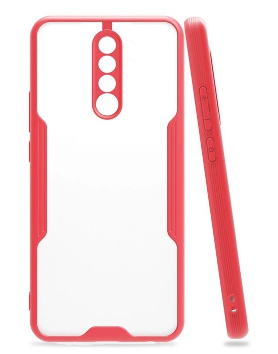 Newface Xiaomi Redmi Note 8 Pro Kılıf Platin Silikon - Pembe