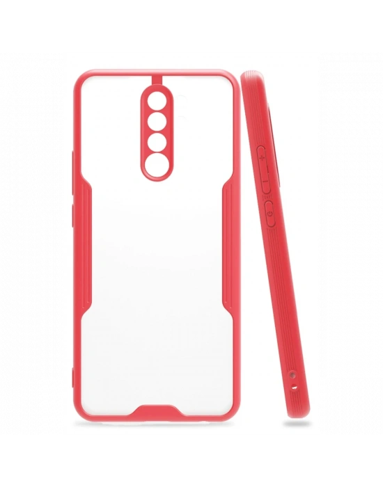 Newface Xiaomi Redmi Note 8 Pro Kılıf Platin Silikon - Pembe