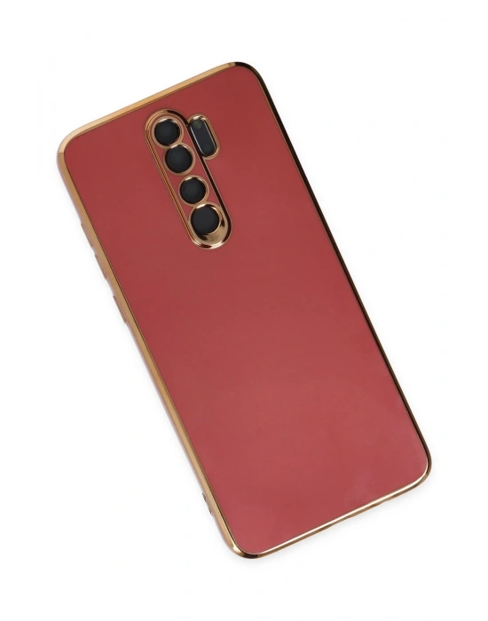 Newface Xiaomi Redmi Note 8 Pro Kılıf Volet Silikon - Kırmızı