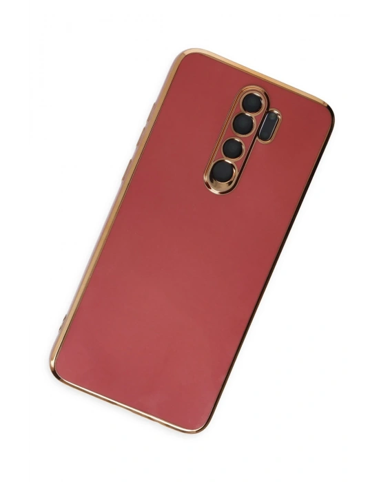 Newface Xiaomi Redmi Note 8 Pro Kılıf Volet Silikon - Kırmızı