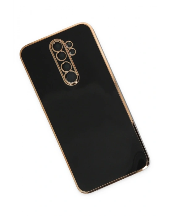 Newface Xiaomi Redmi Note 8 Pro Kılıf Volet Silikon - Siyah