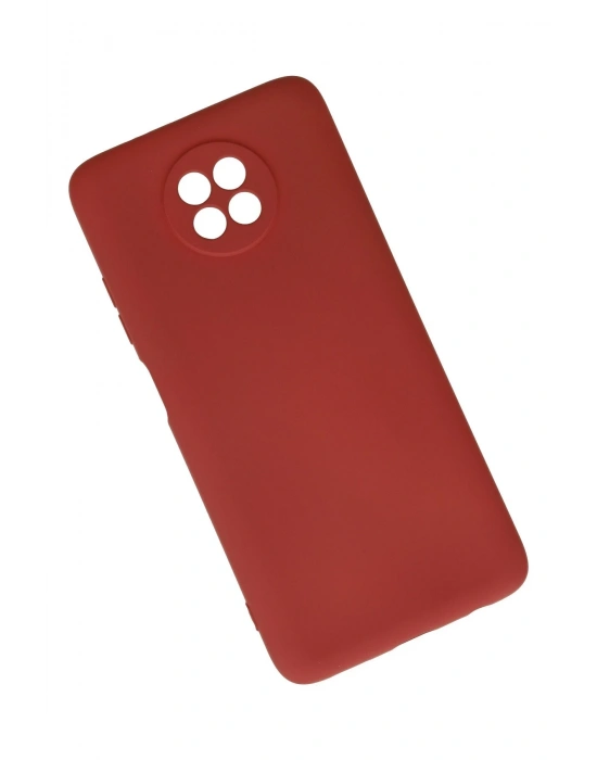 Newface Xiaomi Redmi Note 9 5G Kılıf Nano içi Kadife Silikon - Kiremit