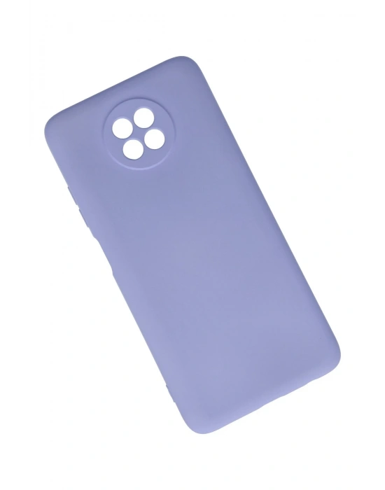Newface Xiaomi Redmi Note 9 5G Kılıf Nano içi Kadife Silikon - Lila