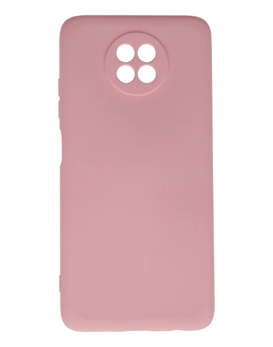 Newface Xiaomi Redmi Note 9 5G Kılıf Nano içi Kadife Silikon - Pembe