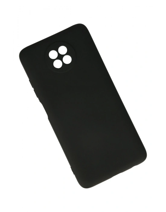 Newface Xiaomi Redmi Note 9 5G Kılıf Nano içi Kadife Silikon - Siyah