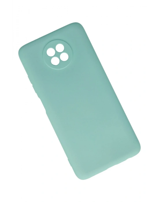 Newface Xiaomi Redmi Note 9 5G Kılıf Nano içi Kadife Silikon - Turkuaz