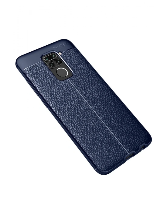 Newface Xiaomi Redmi Note 9 Kılıf Auto Focus Kapak - Lacivert
