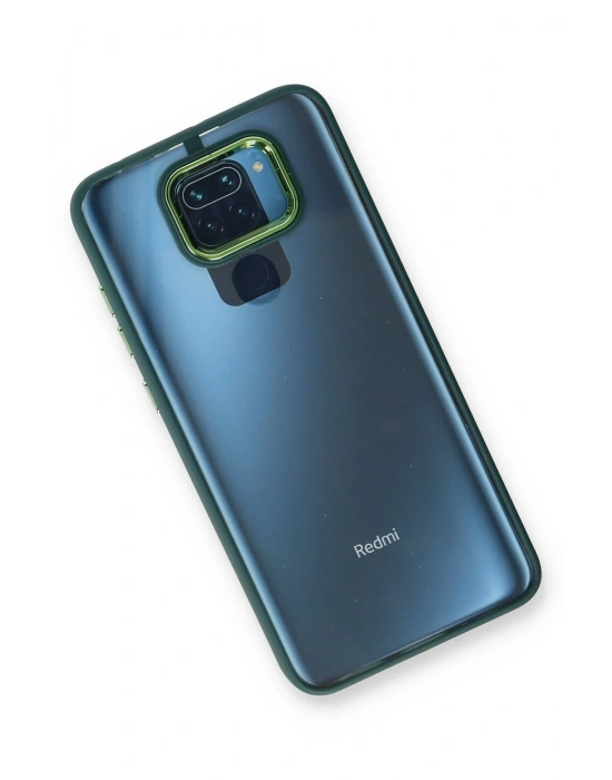 Newface Xiaomi Redmi Note 9 Kılıf Dora Kapak - Haki Yeşil
