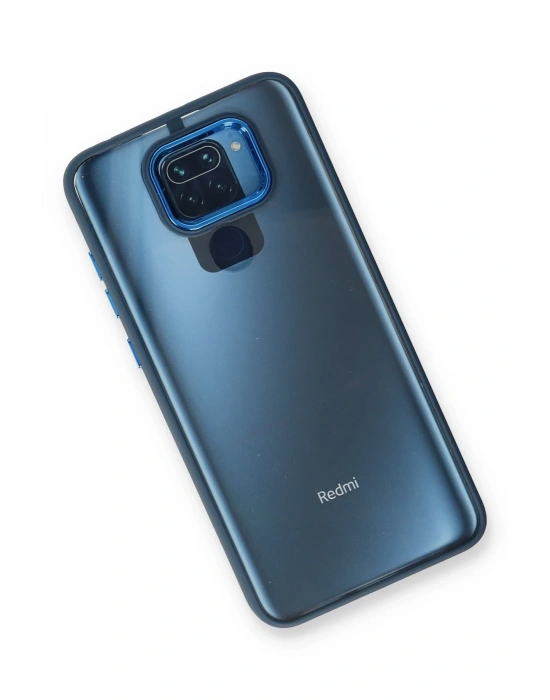 Newface Xiaomi Redmi Note 9 Kılıf Dora Kapak - Mavi