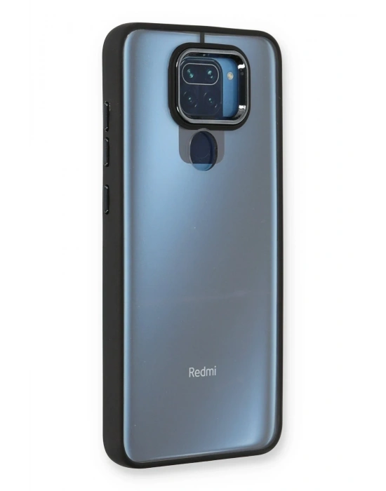 Newface Xiaomi Redmi Note 9 Kılıf Dora Kapak - Siyah