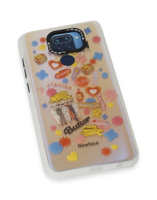 Newface Xiaomi Redmi Note 9 Kılıf Estoril Desenli Kapak - Estoril - 16