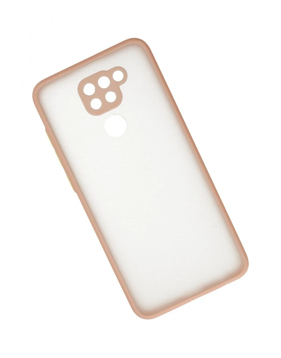 Newface Xiaomi Redmi Note 9 Kılıf Montreal Silikon Kapak - Pembe