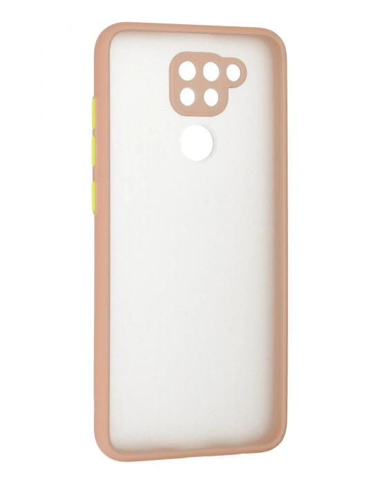 Newface Xiaomi Redmi Note 9 Kılıf Montreal Silikon Kapak - Pembe