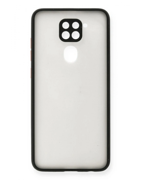Newface Xiaomi Redmi Note 9 Kılıf Montreal Silikon Kapak - Siyah