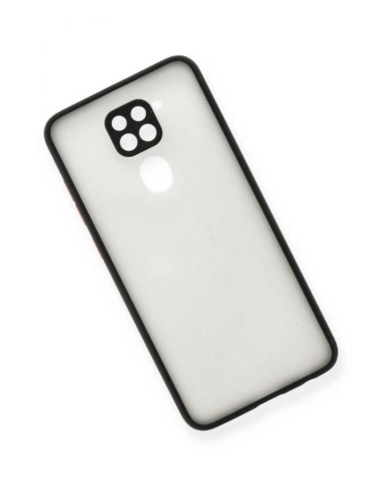 Newface Xiaomi Redmi Note 9 Kılıf Montreal Silikon Kapak - Siyah