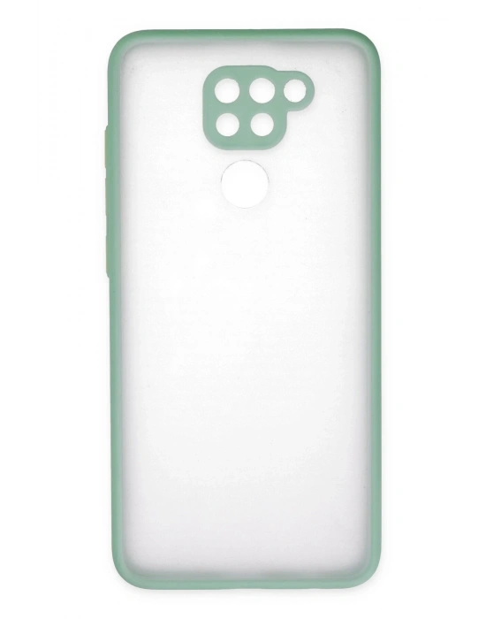 Newface Xiaomi Redmi Note 9 Kılıf Montreal Silikon Kapak - Turkuaz