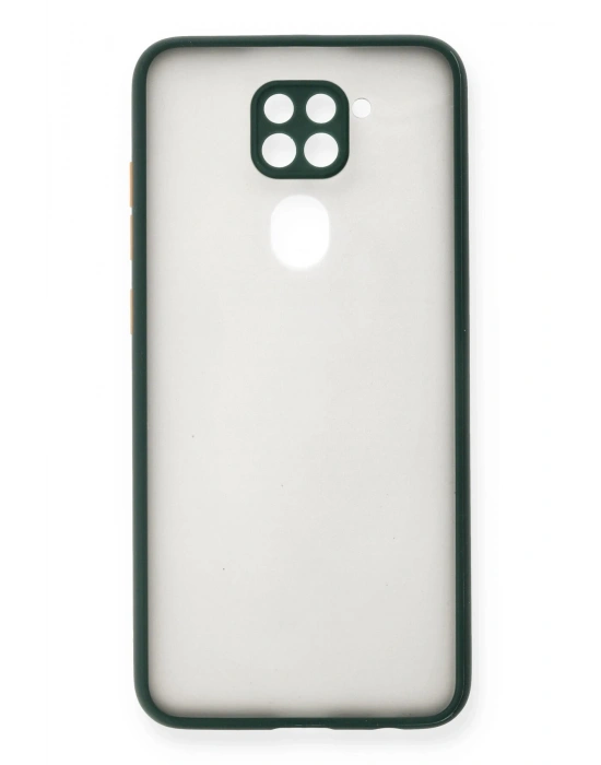 Newface Xiaomi Redmi Note 9 Kılıf Montreal Silikon Kapak - Yeşil