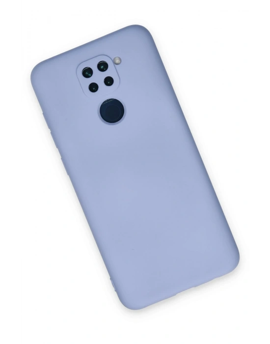 Newface Xiaomi Redmi Note 9 Kılıf Nano içi Kadife Silikon - Lila