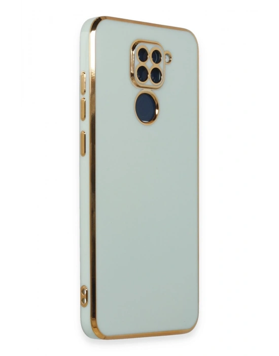 Newface Xiaomi Redmi Note 9 Kılıf Volet Silikon - Açık Yeşil