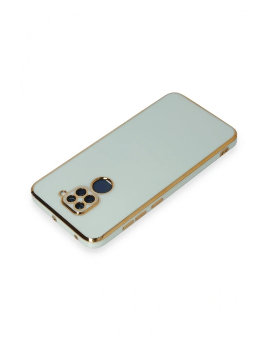 Newface Xiaomi Redmi Note 9 Kılıf Volet Silikon - Açık Yeşil