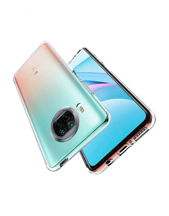 Newface Xiaomi Redmi Note 9 Pro 5G Kılıf Lüx Şeffaf Silikon