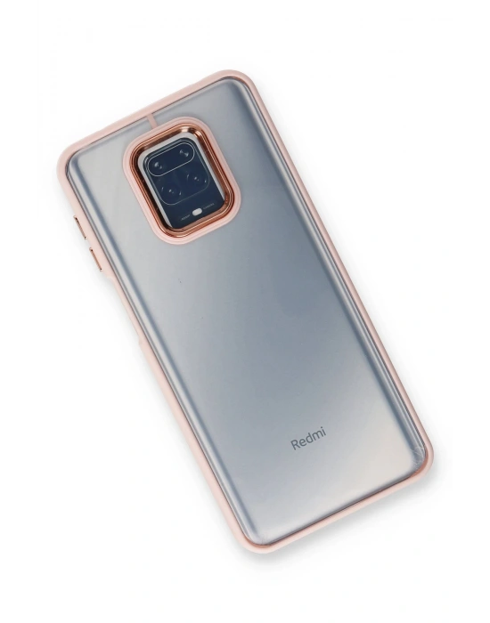 Newface Xiaomi Redmi Note 9 Pro Kılıf Dora Kapak - Pudra