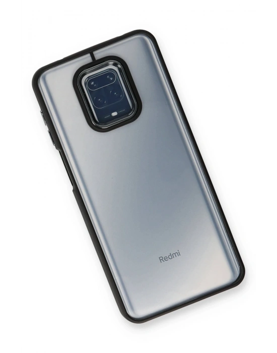 Newface Xiaomi Redmi Note 9 Pro Kılıf Dora Kapak - Siyah