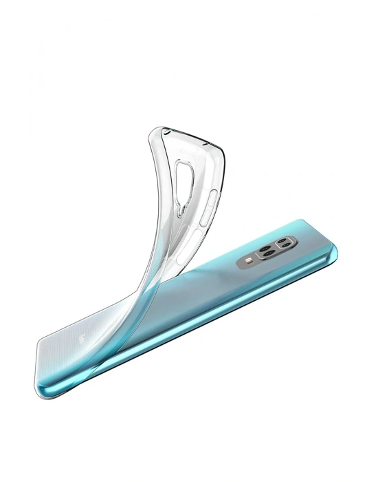 Newface Xiaomi Redmi Note 9 Pro Kılıf Lüx Şeffaf Silikon - Şeffaf