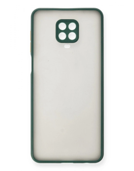 Newface Xiaomi Redmi Note 9 Pro Kılıf Montreal Silikon Kapak - Yeşil