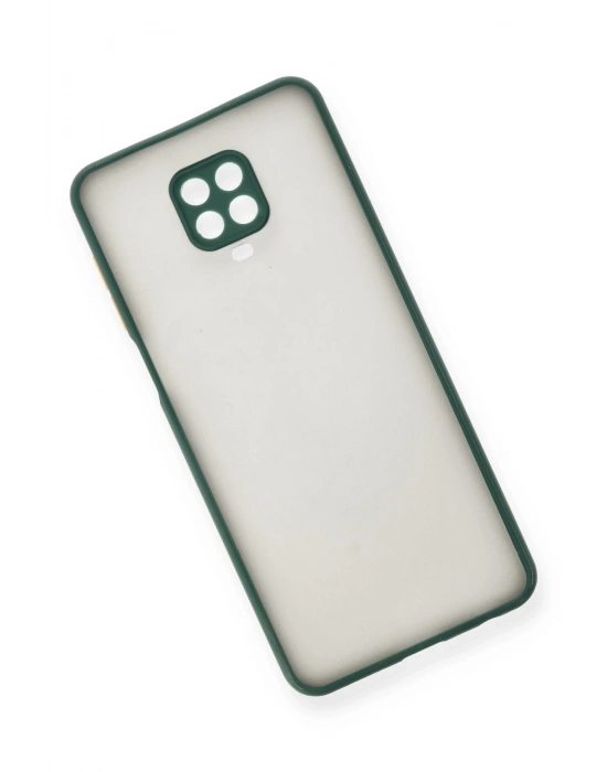 Newface Xiaomi Redmi Note 9 Pro Kılıf Montreal Silikon Kapak - Yeşil