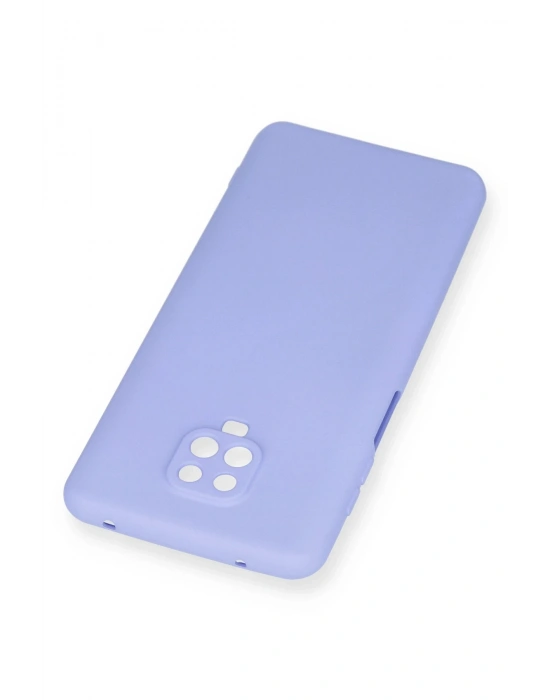 Newface Xiaomi Redmi Note 9 Pro Kılıf Nano içi Kadife Silikon - Lila