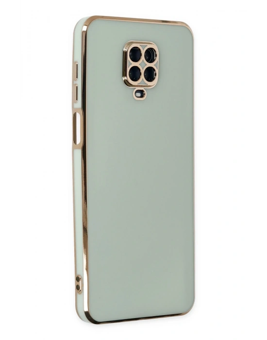 Newface Xiaomi Redmi Note 9 Pro Kılıf Volet Silikon - Açık Yeşil