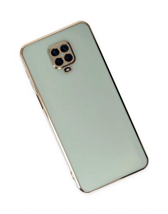 Newface Xiaomi Redmi Note 9 Pro Kılıf Volet Silikon - Açık Yeşil