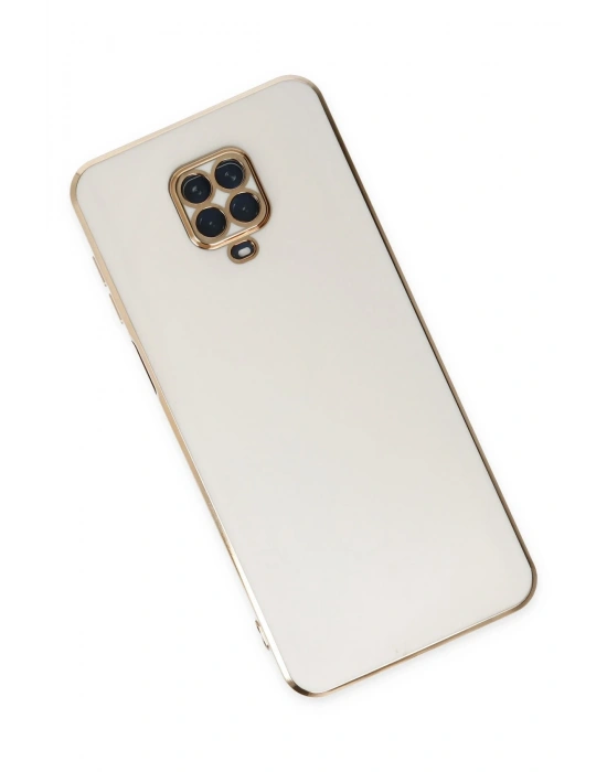 Newface Xiaomi Redmi Note 9 Pro Kılıf Volet Silikon - Beyaz