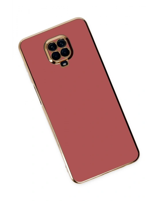 Newface Xiaomi Redmi Note 9 Pro Kılıf Volet Silikon - Kırmızı