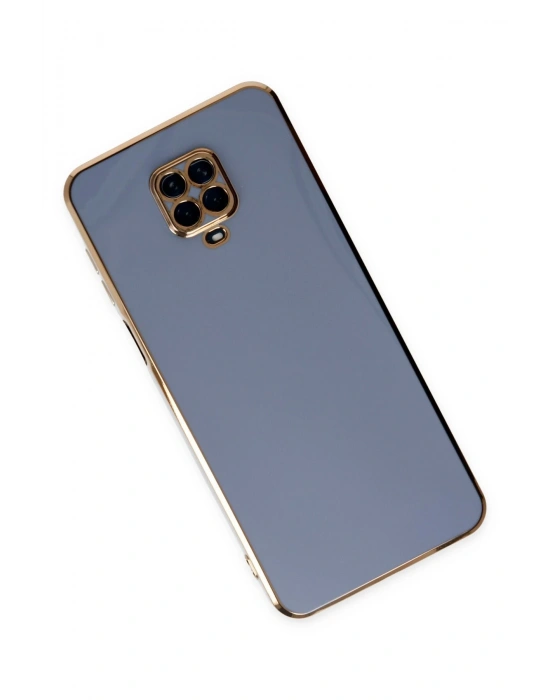 Newface Xiaomi Redmi Note 9 Pro Kılıf Volet Silikon - Mavi