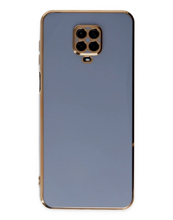 Newface Xiaomi Redmi Note 9 Pro Kılıf Volet Silikon - Mavi