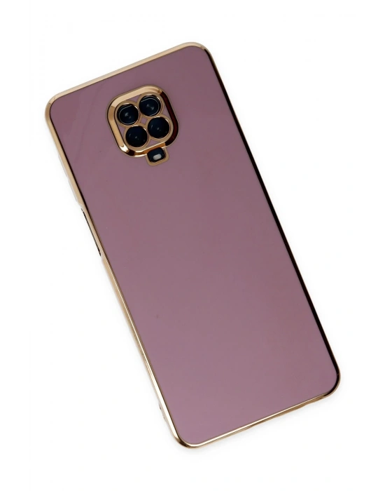 Newface Xiaomi Redmi Note 9 Pro Kılıf Volet Silikon - Mor