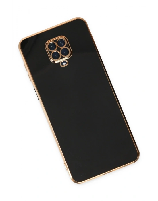 Newface Xiaomi Redmi Note 9 Pro Kılıf Volet Silikon - Siyah