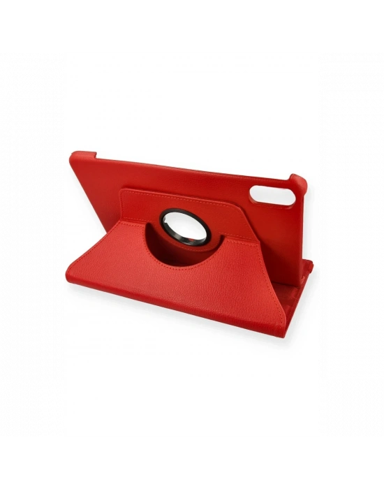 Newface Xiaomi Redmi Pad 2 Kılıf 360 Tablet Deri Kılıf - Kırmızı