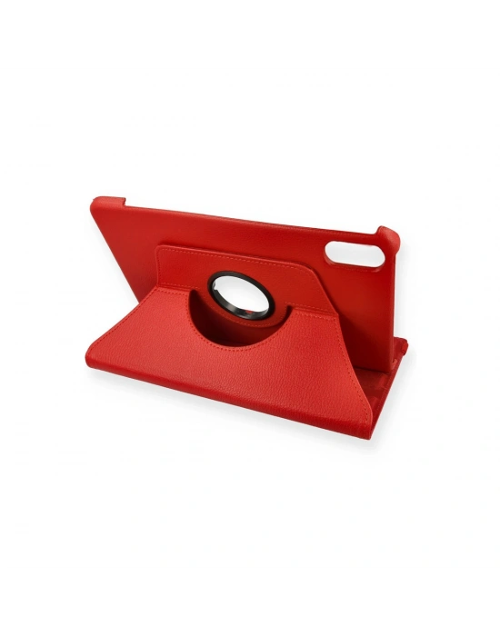 Newface Xiaomi Redmi Pad 2 Kılıf 360 Tablet Deri Kılıf - Kırmızı