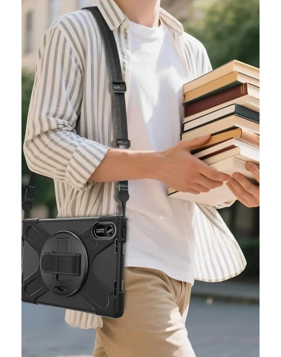 Newface Xiaomi Redmi Pad 2 Kılıf Amazing Tablet Kapak - Siyah