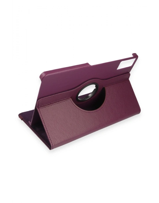 Newface Xiaomi Redmi Pad Kılıf 360 Tablet Deri Kılıf - Mürdüm