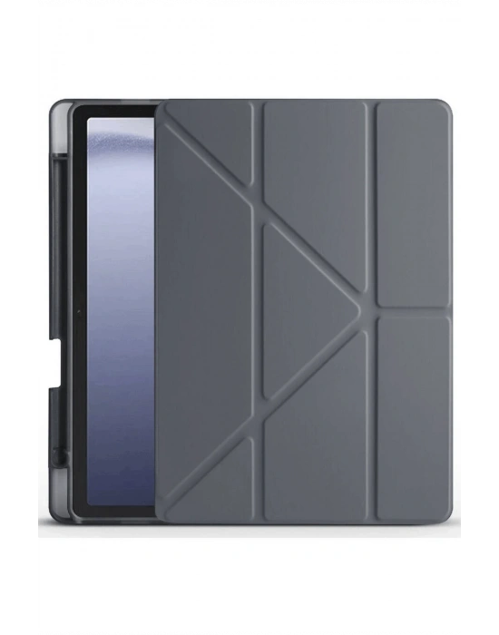 Newface Xiaomi Redmi Pad Pro 12.1 Kılıf Kalemlikli Mars Tablet Kılıfı - Koyu Gri