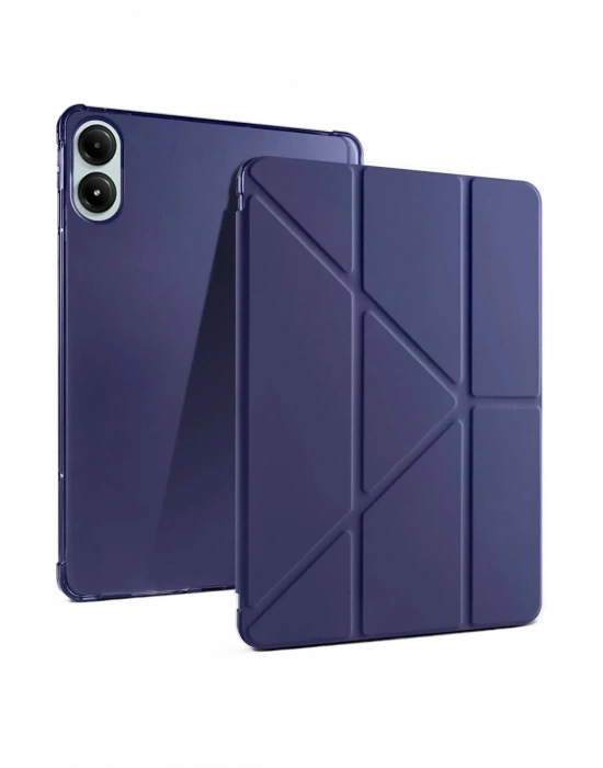 Newface Xiaomi Redmi Pad Pro 12.1 Kılıf Kalemlikli Mars Tablet Kılıfı - Lacivert